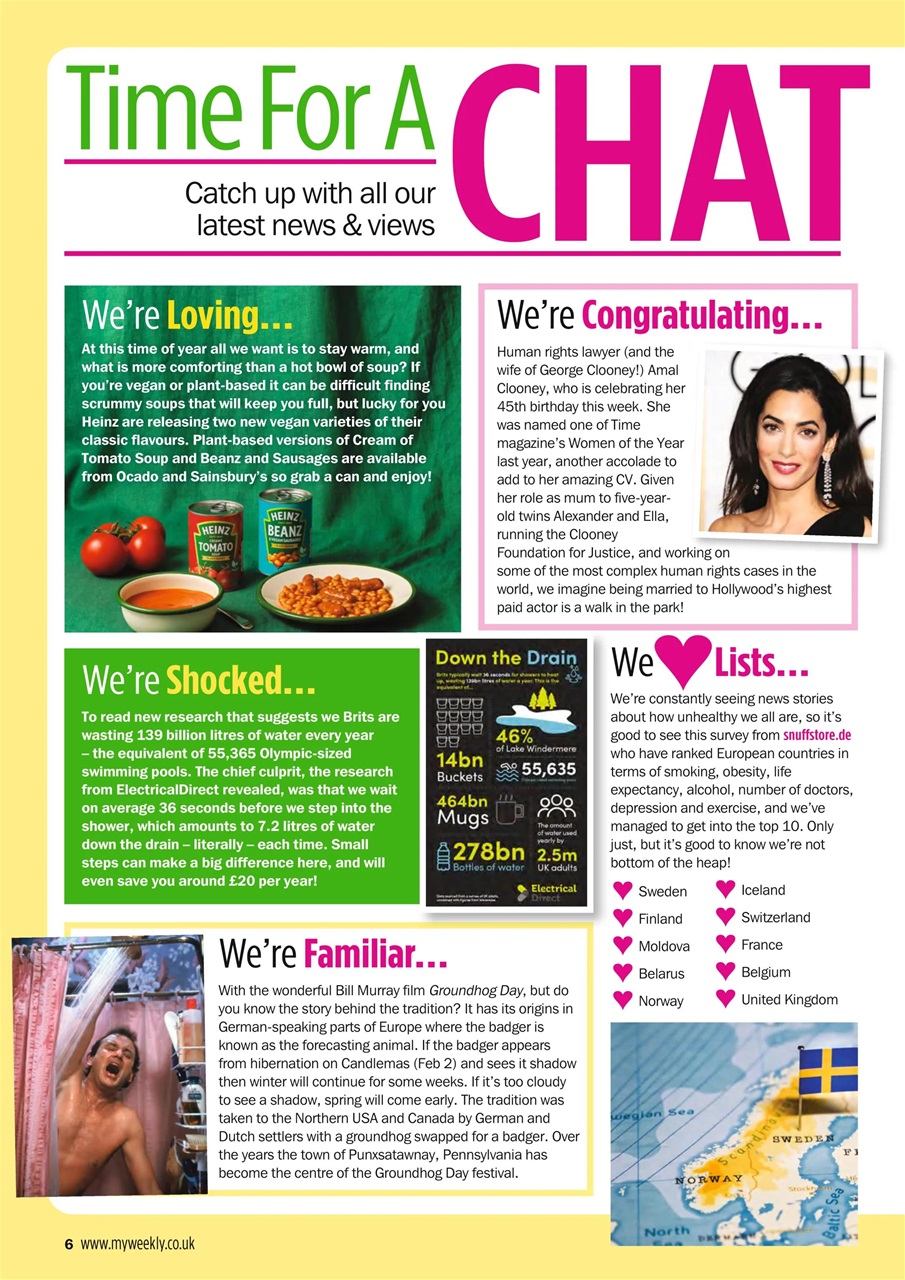 My Weekly Preview Pages