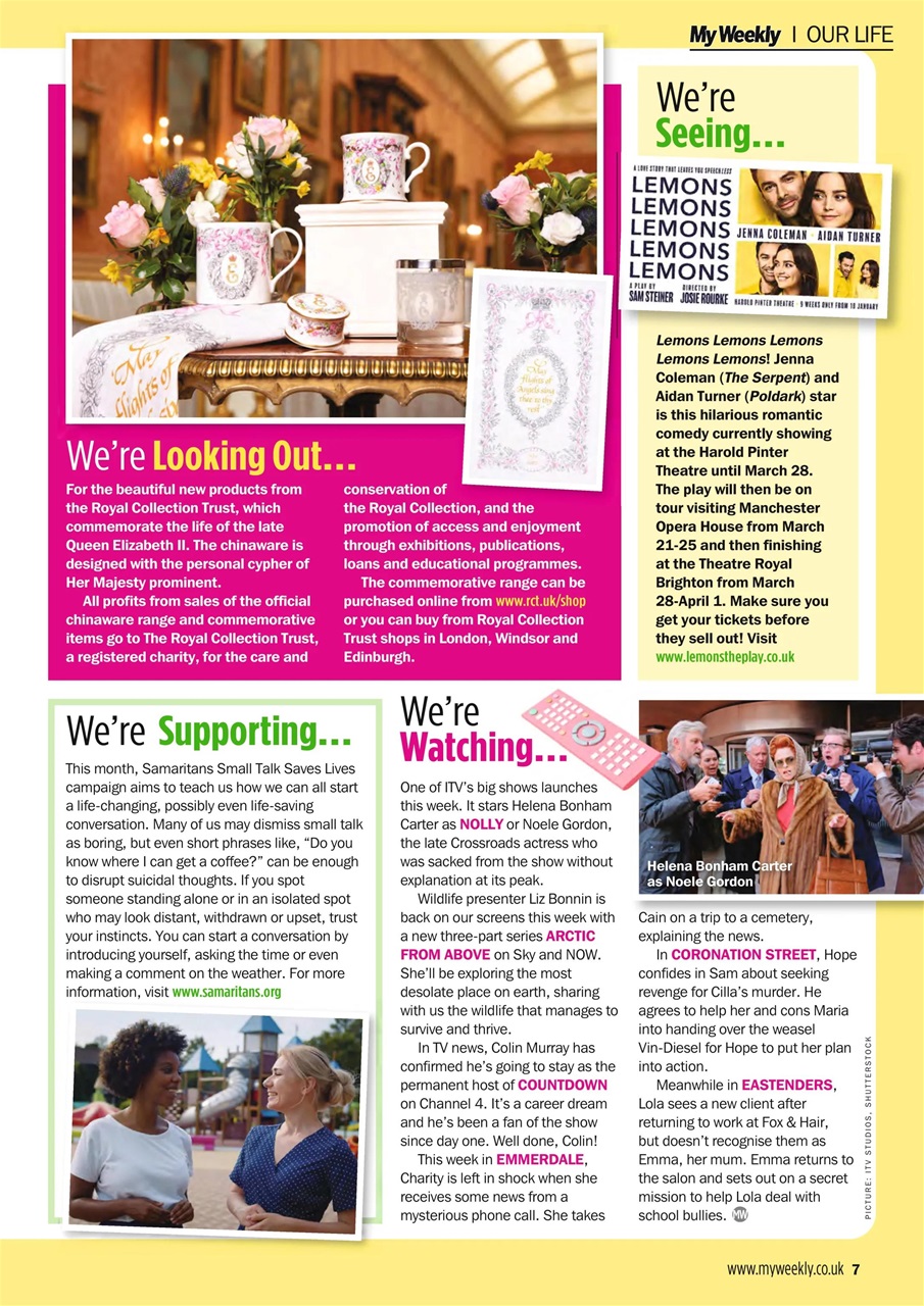 My Weekly Preview Pages