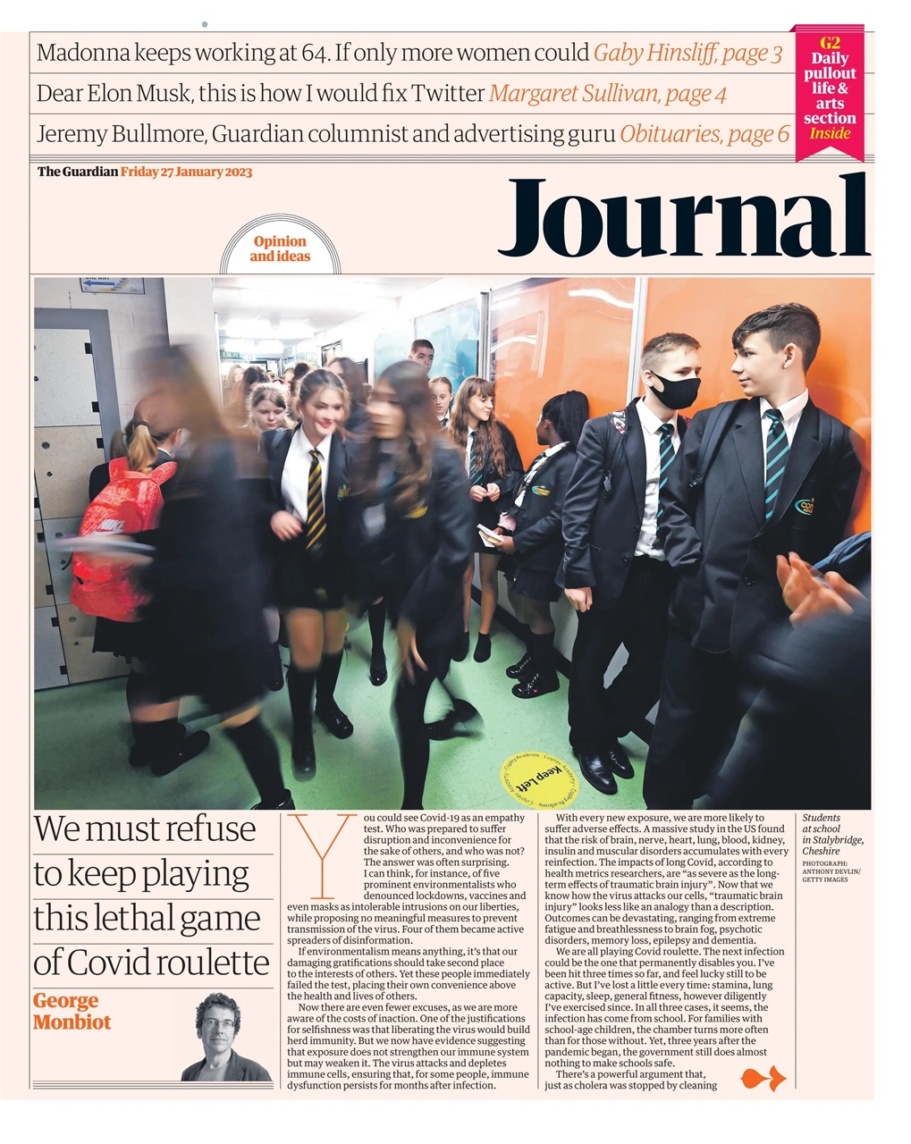 The Guardian Newspaper Preview Pages