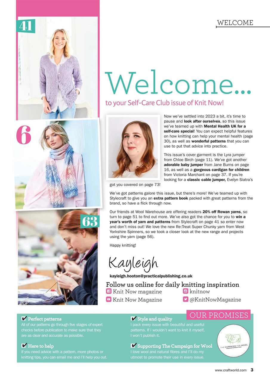 Knit Now Preview Pages