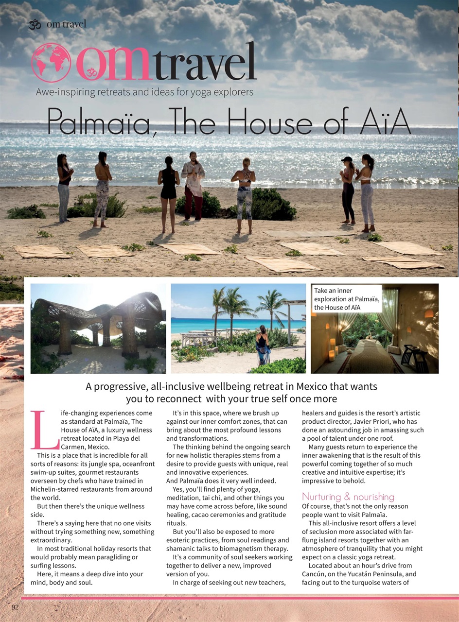 OM Yoga Magazine Preview Pages