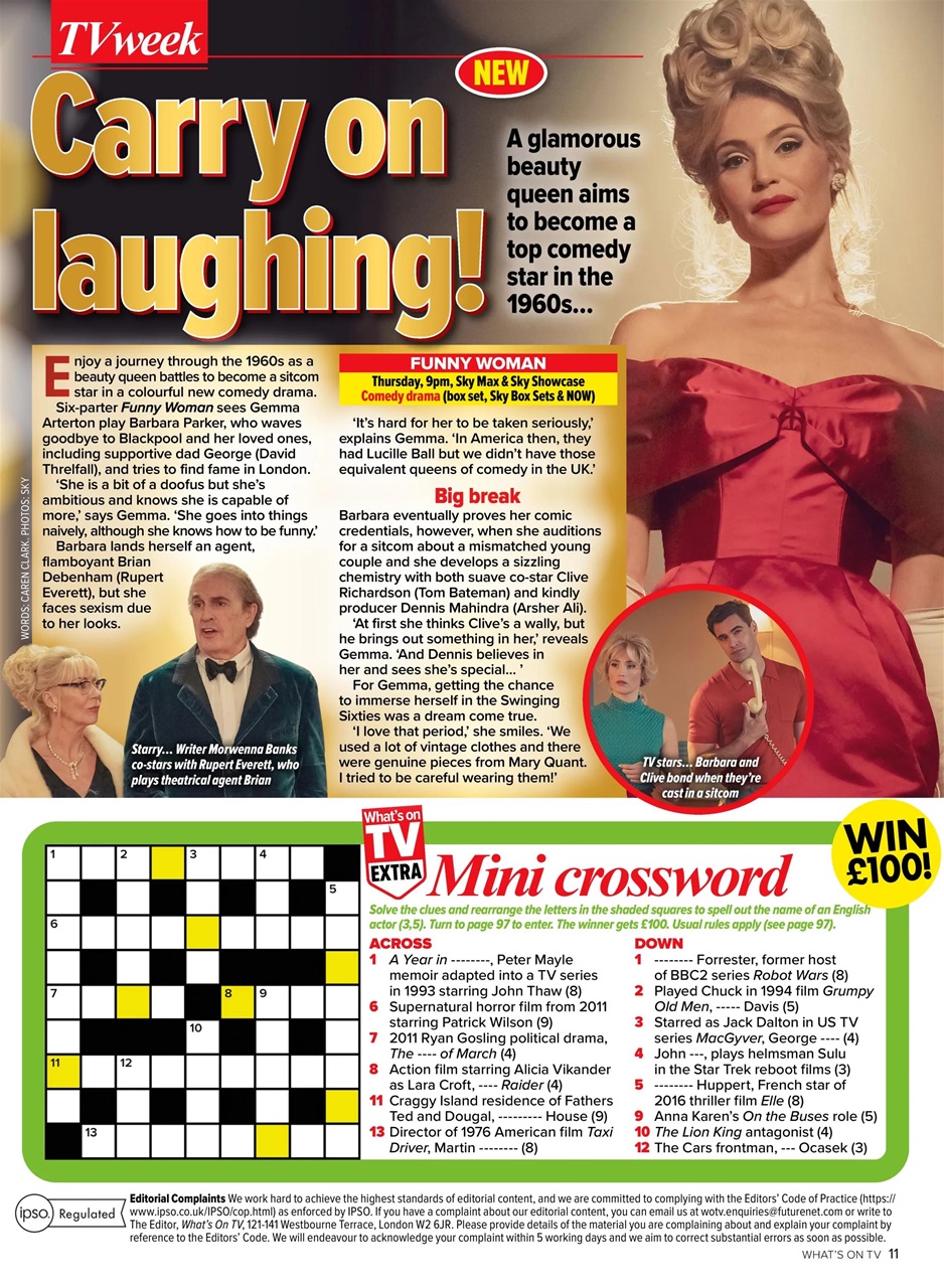 What's on TV Preview Pages