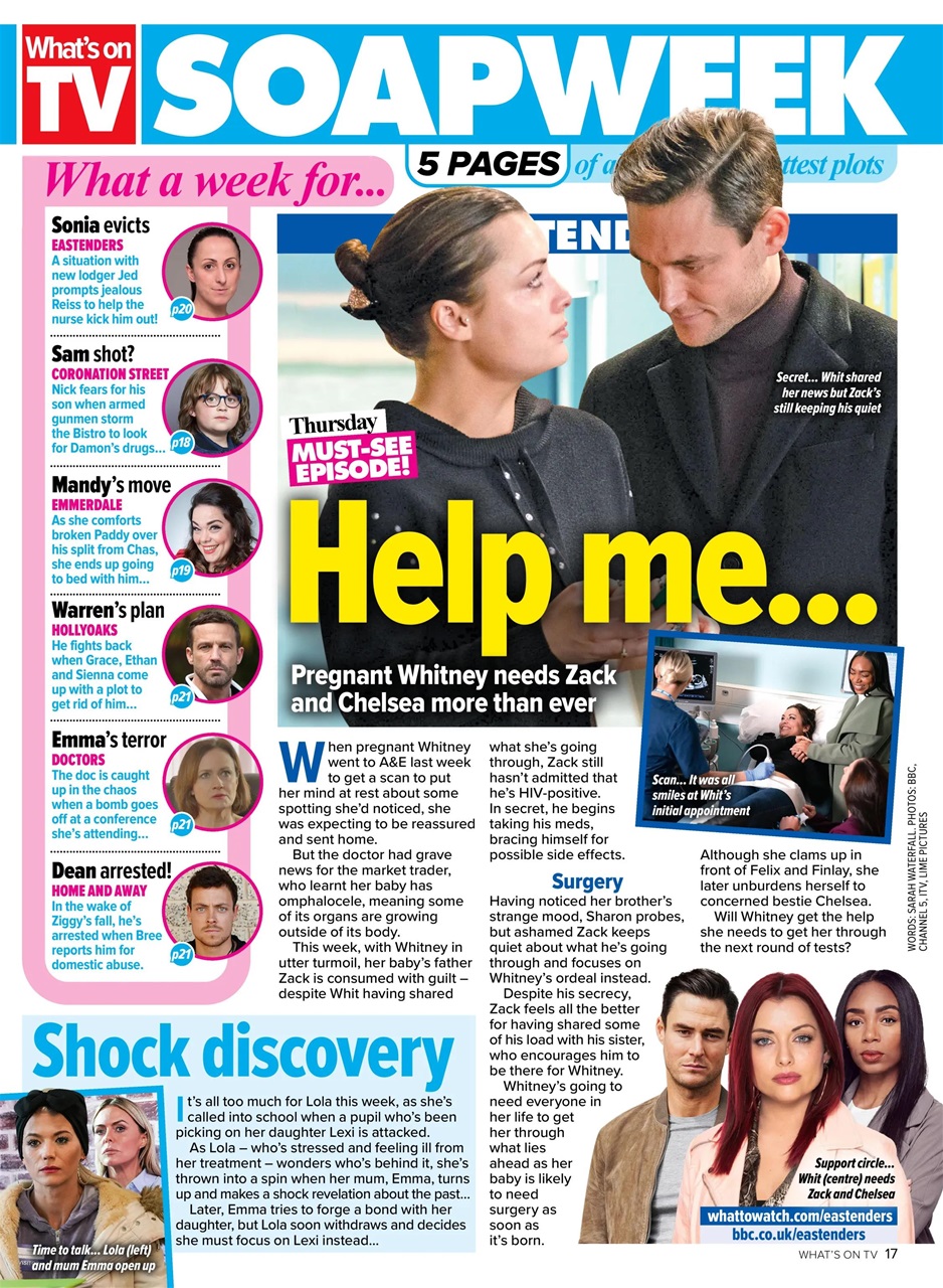 What's on TV Preview Pages
