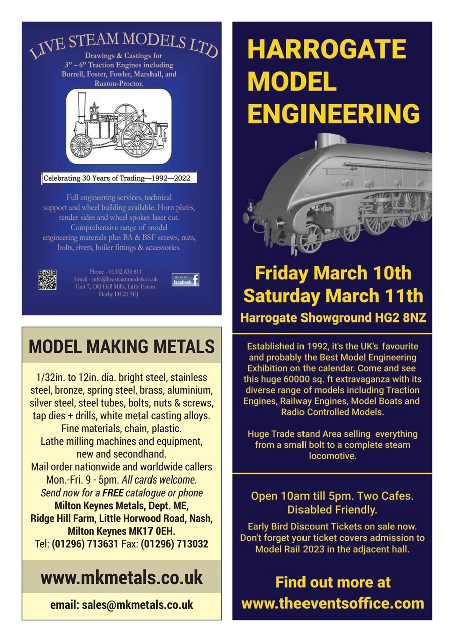 Model Engineer Preview Pages