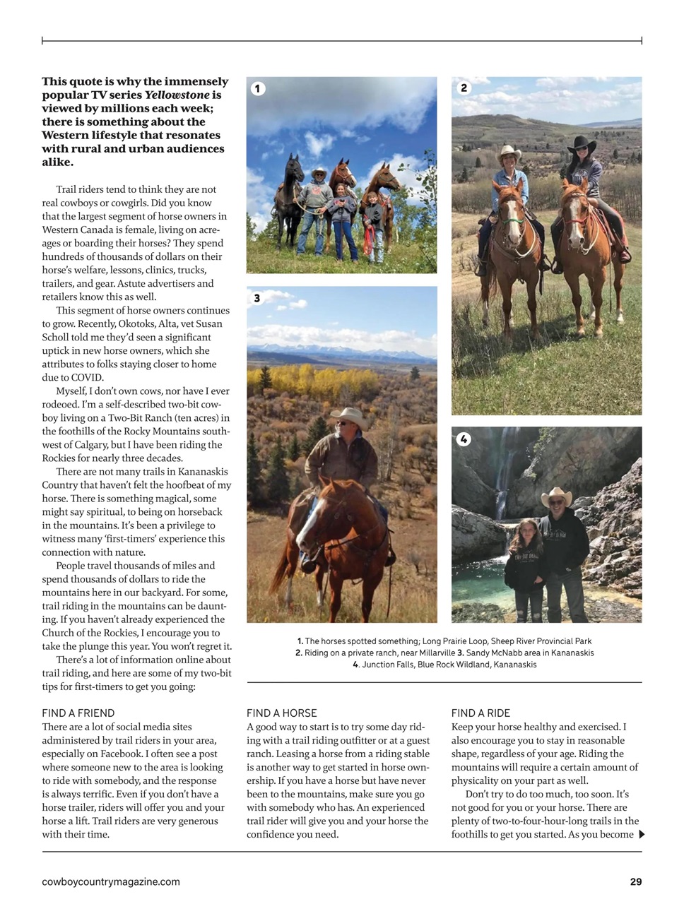Canadian Cowboy Country Preview Pages