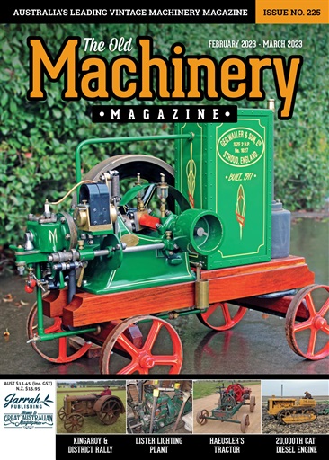 The Old Machinery Magazine issue 