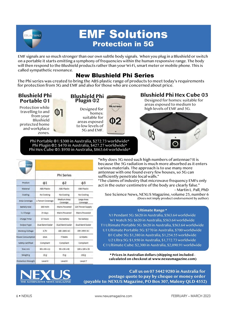 Nexus Magazine Preview Pages