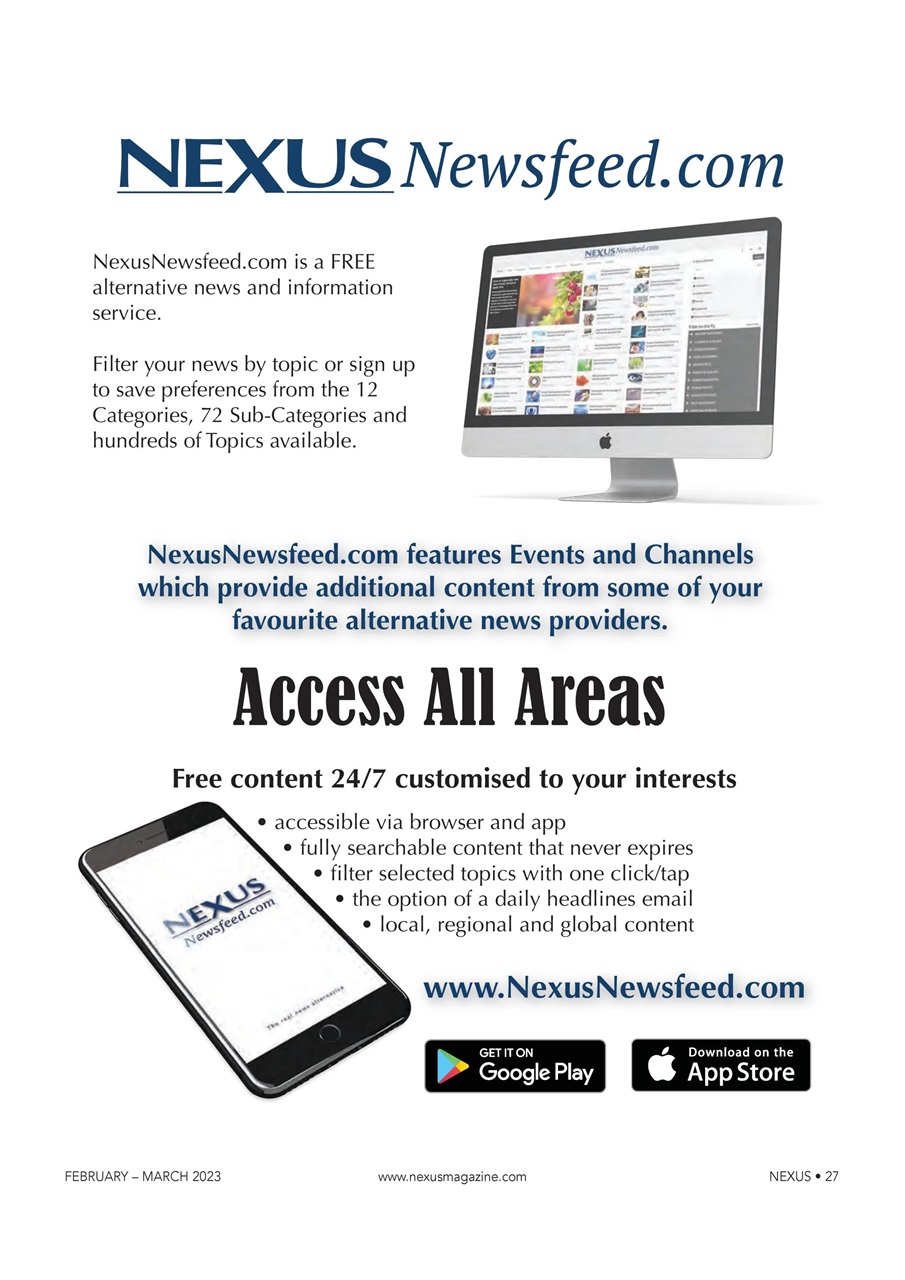 Nexus Magazine Preview Pages