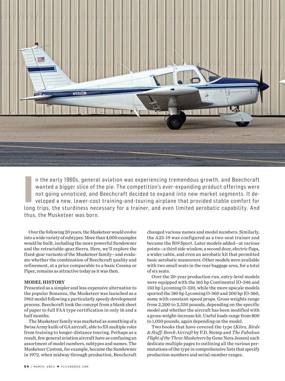 FLYING Magazine Preview Pages