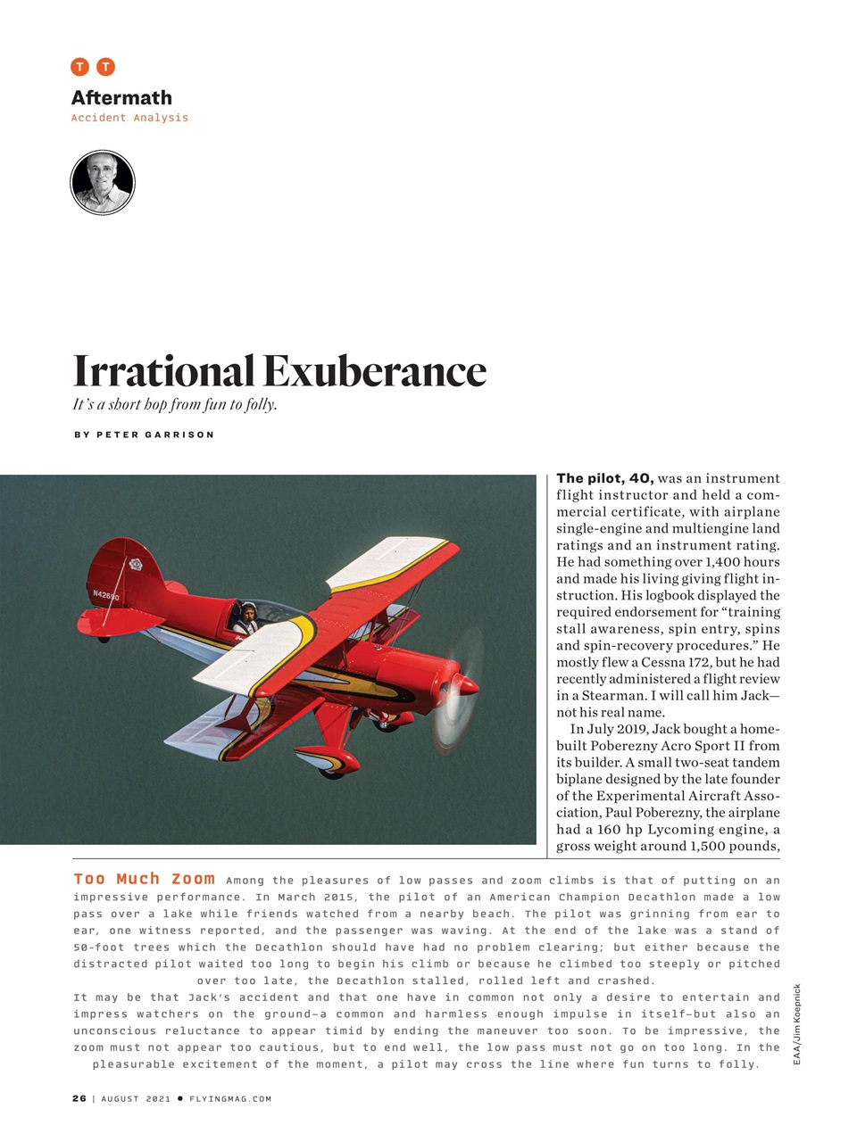 FLYING Magazine Preview Pages