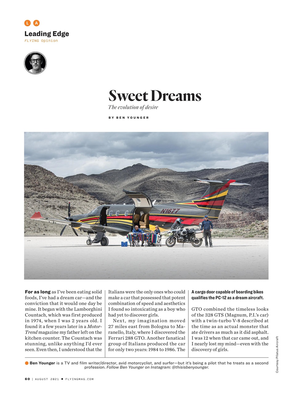 FLYING Magazine Preview Pages