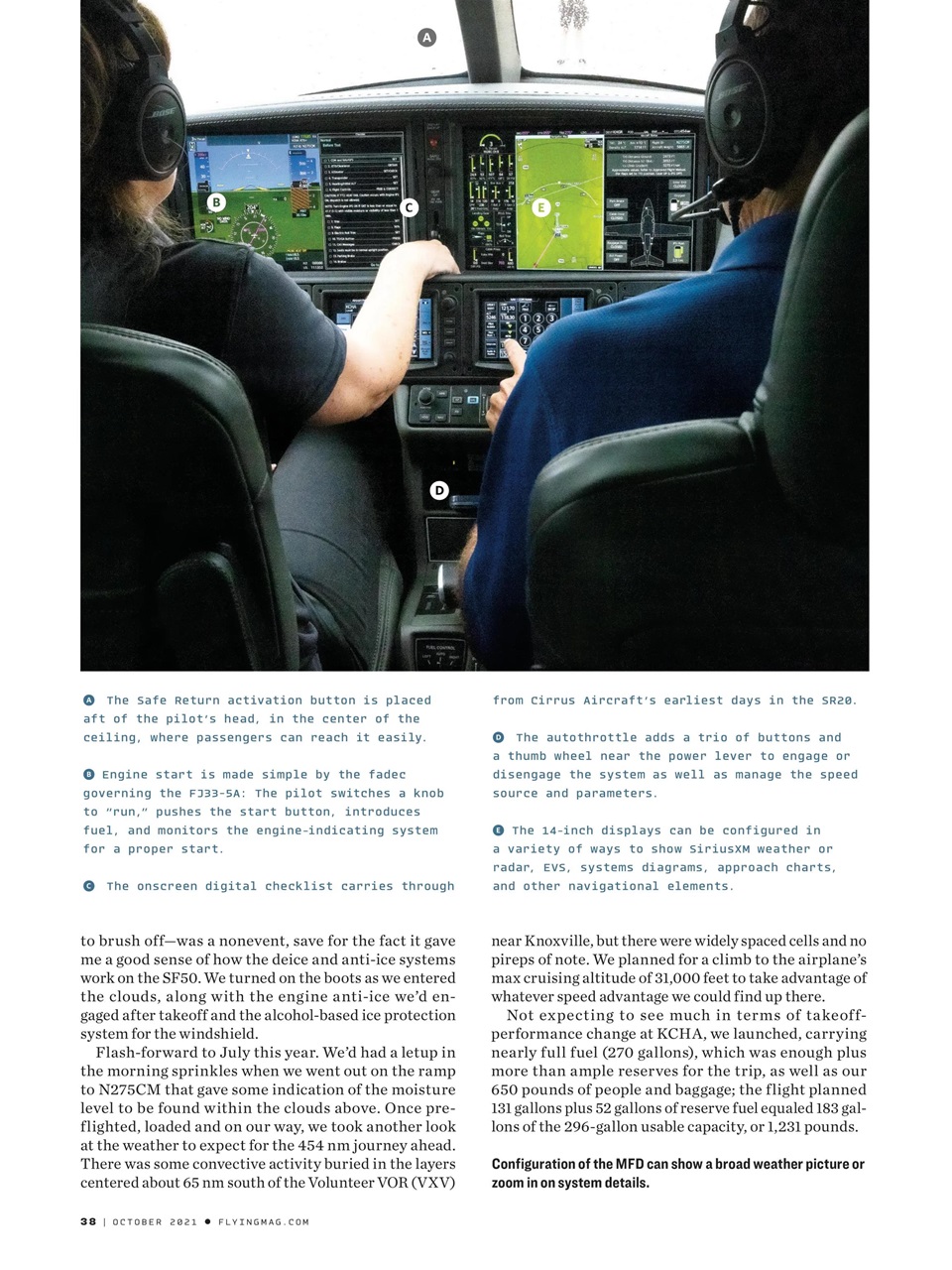 FLYING Magazine Preview Pages