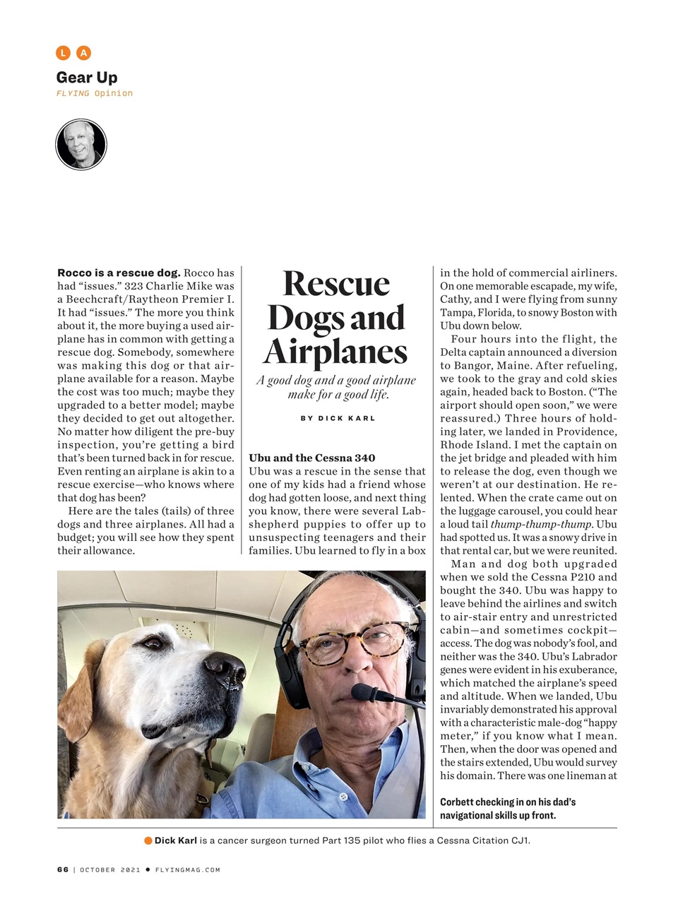 FLYING Magazine Preview Pages