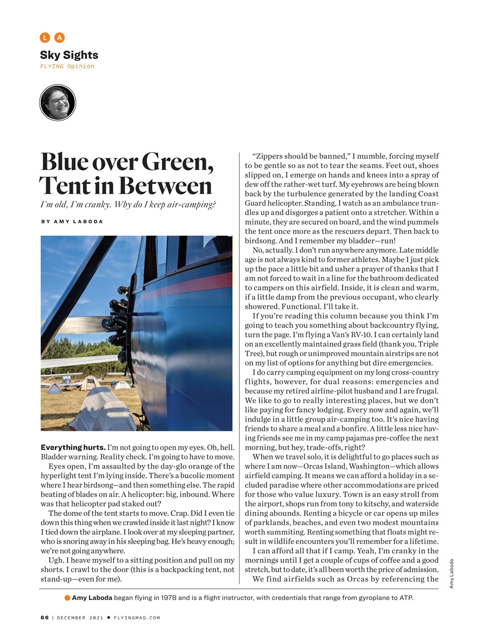 FLYING Magazine Preview Pages