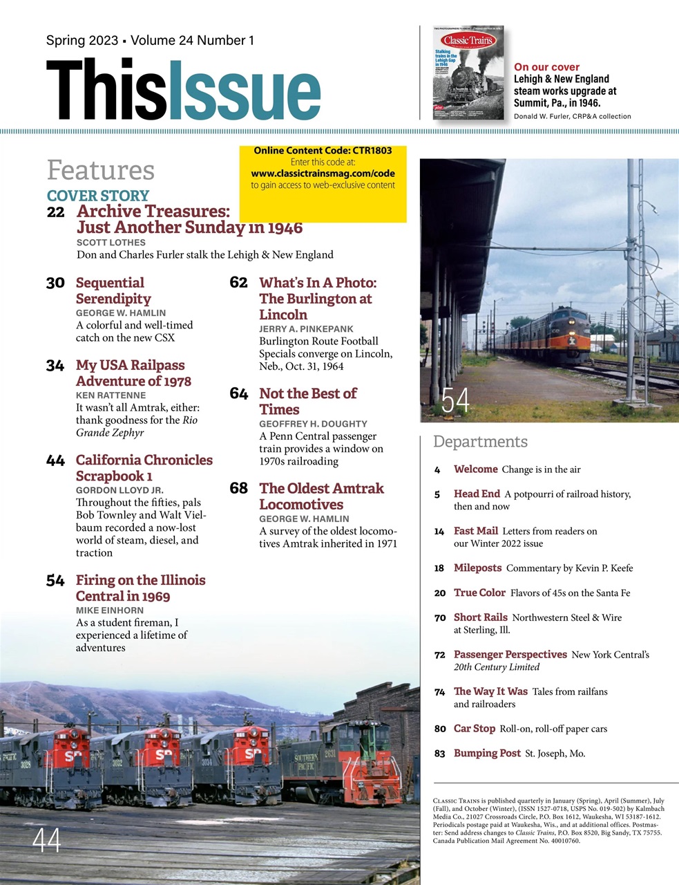 Classic Trains Preview Pages