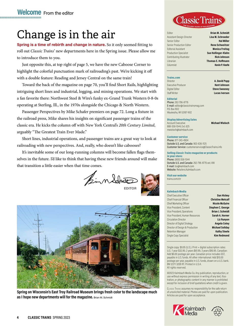 Classic Trains Preview Pages