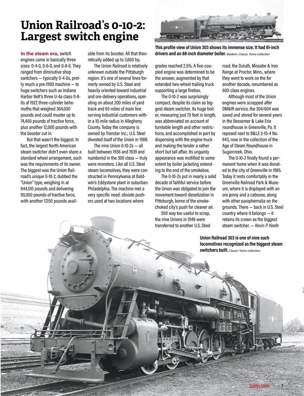 Classic Trains Preview Pages