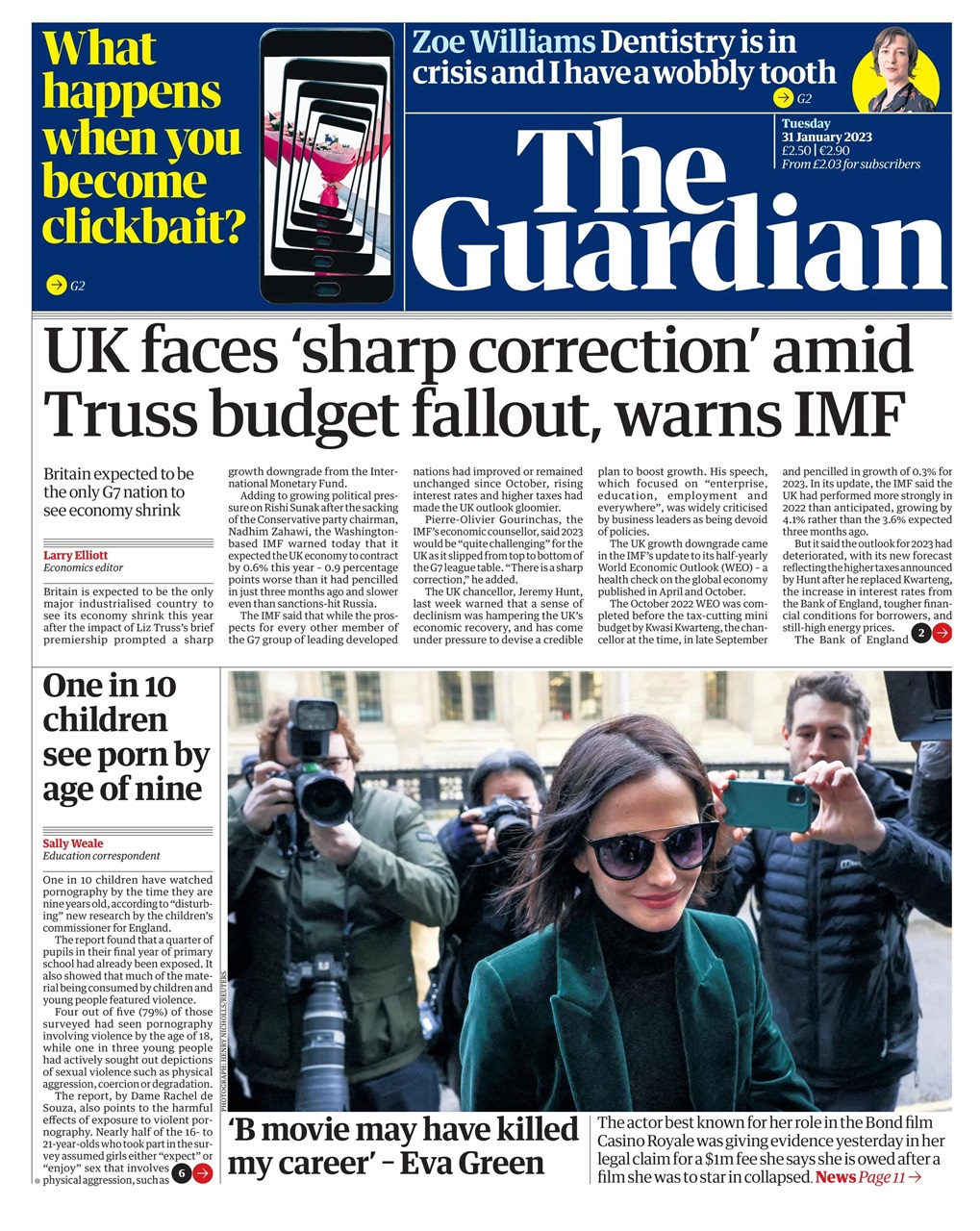 The Guardian Newspaper Preview Pages