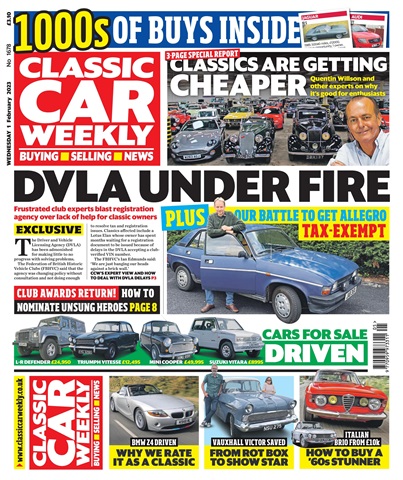 Classic Car Weekly issue 1-Feb-2023