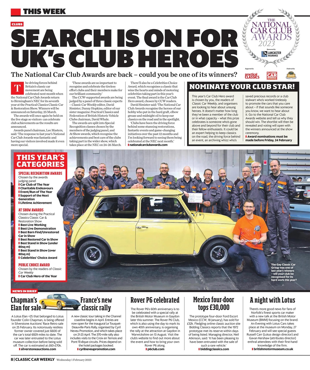Classic Car Weekly Preview Pages