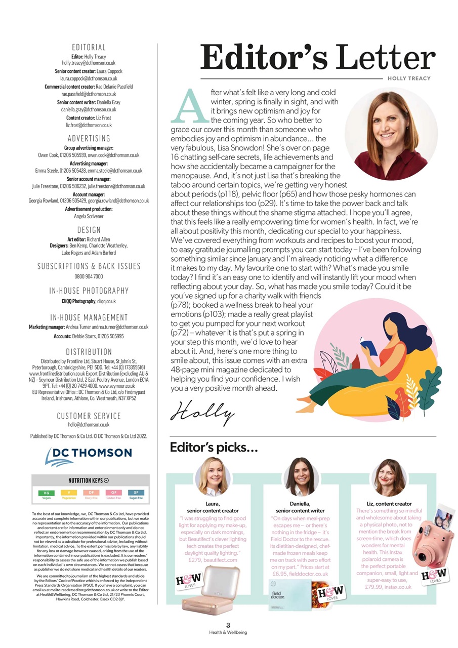 Health & Wellbeing Preview Pages