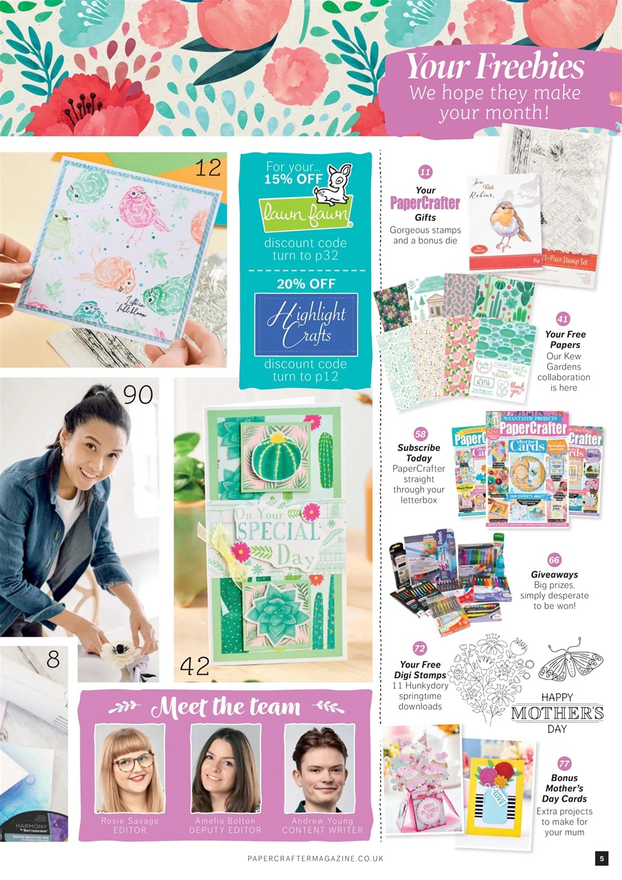 PaperCrafter Preview Pages