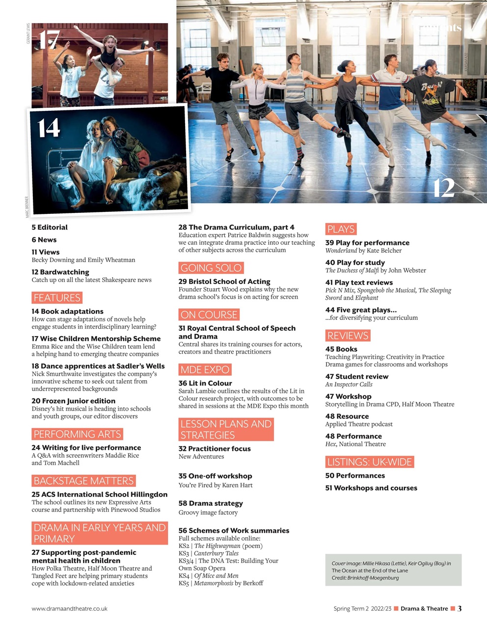 Drama and Theatre Preview Pages