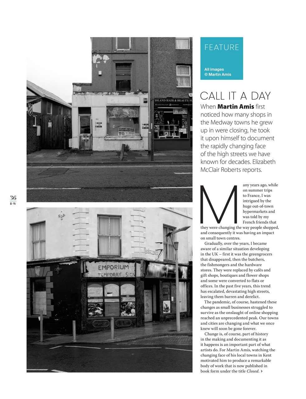 Black+White Photography Preview Pages