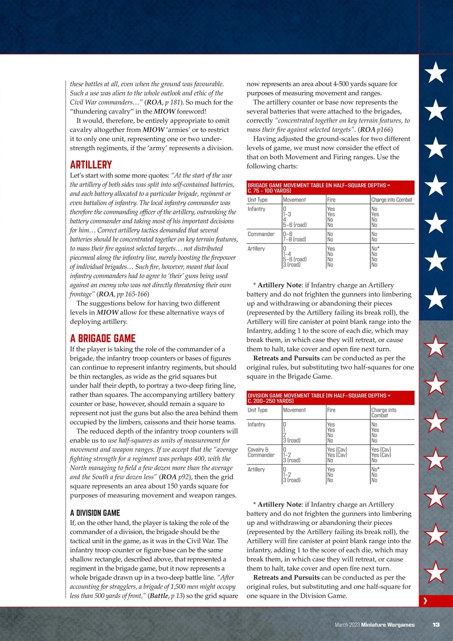 Miniature Wargames Preview Pages