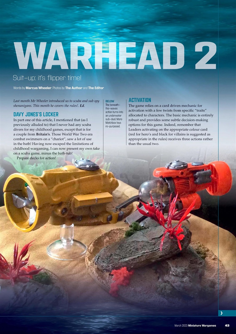 Miniature Wargames Preview Pages