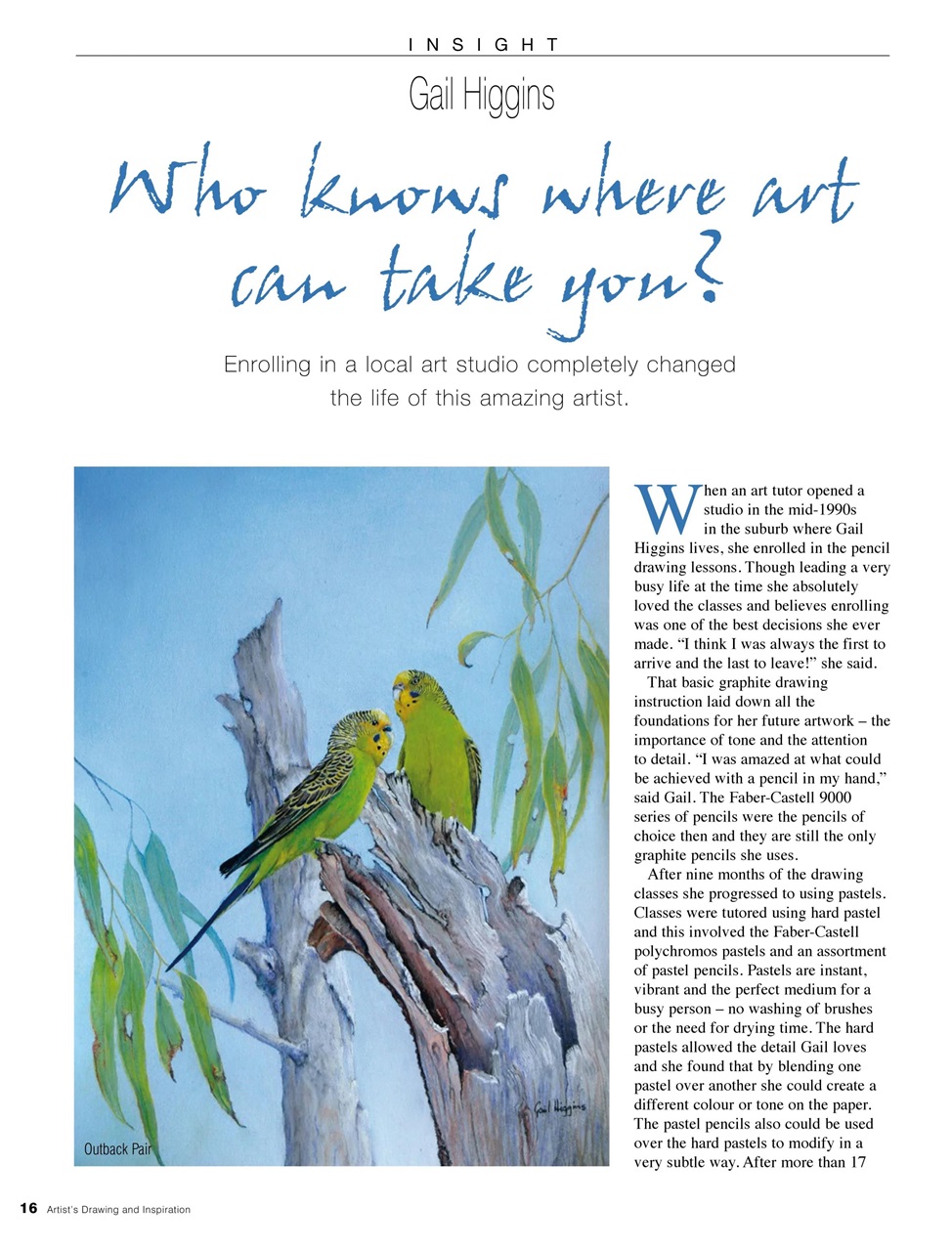 Australian Drawing and Inspiration Preview Pages