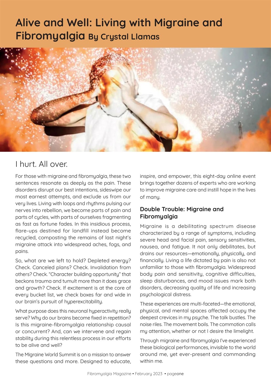 Fibromyalgia Magazine Preview Pages