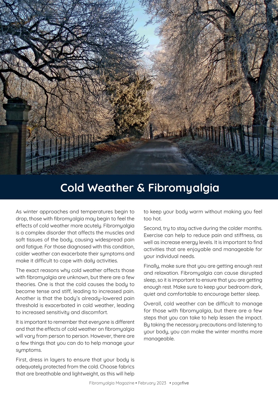 Fibromyalgia Magazine Preview Pages