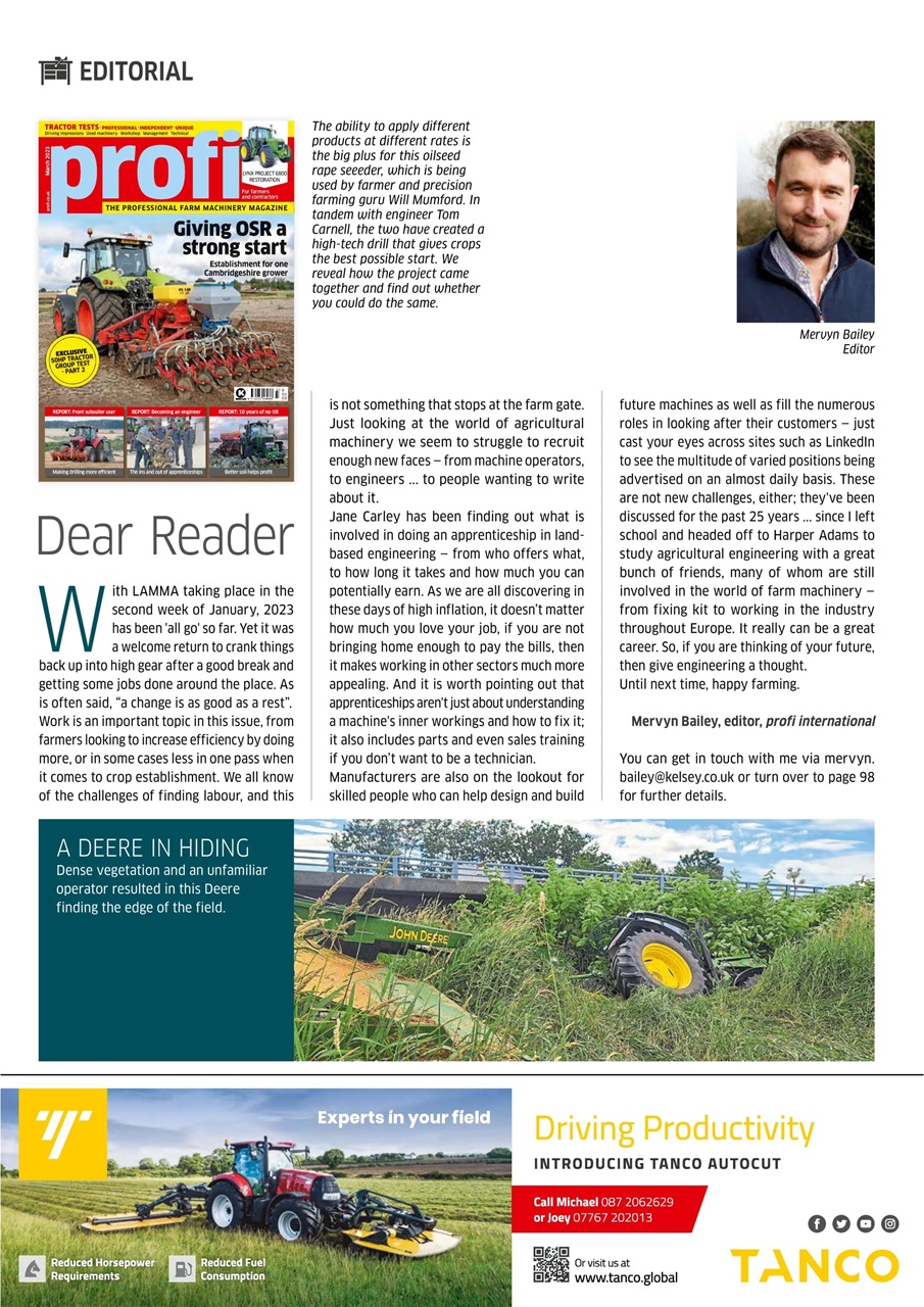 Profi International Preview Pages