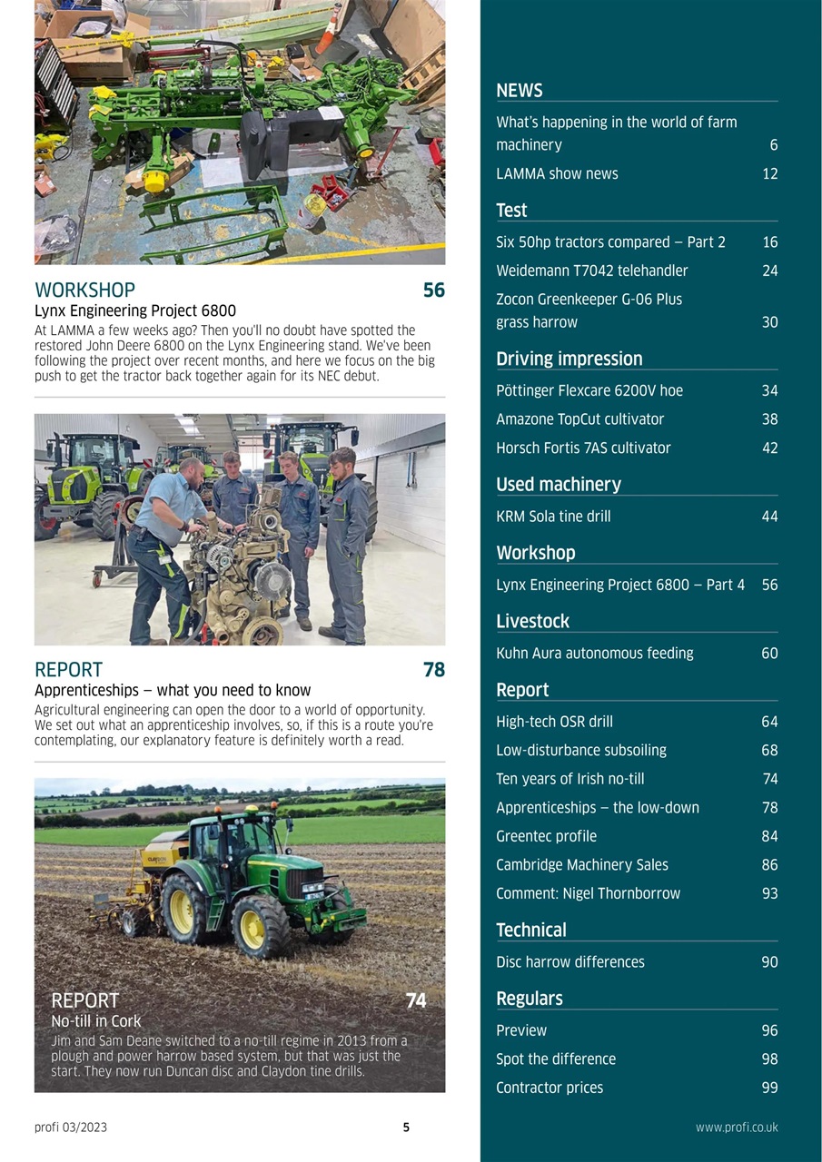 Profi International Preview Pages