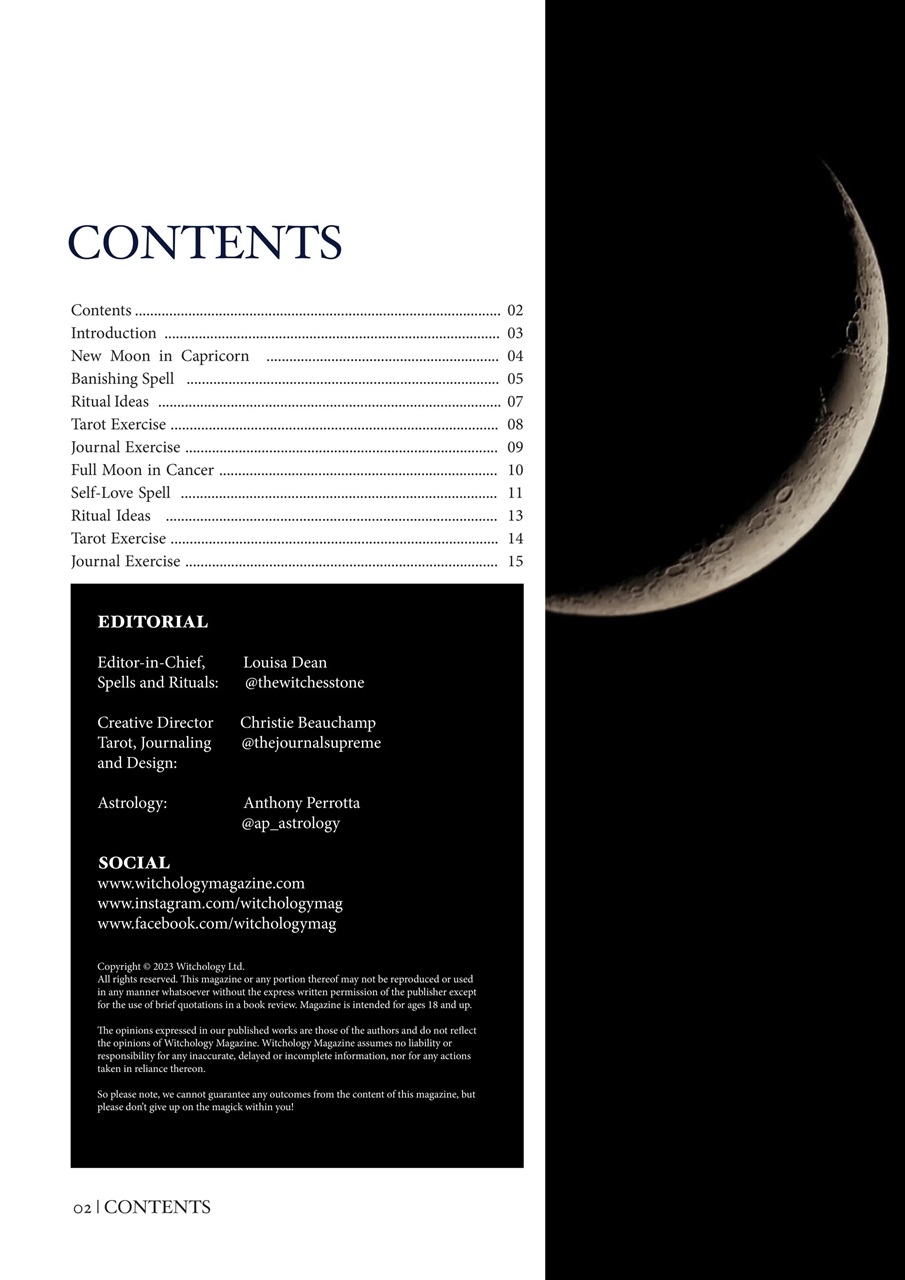 Witchology Magazine Preview Pages