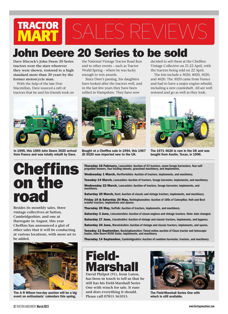 Tractor & Machinery Preview Pages