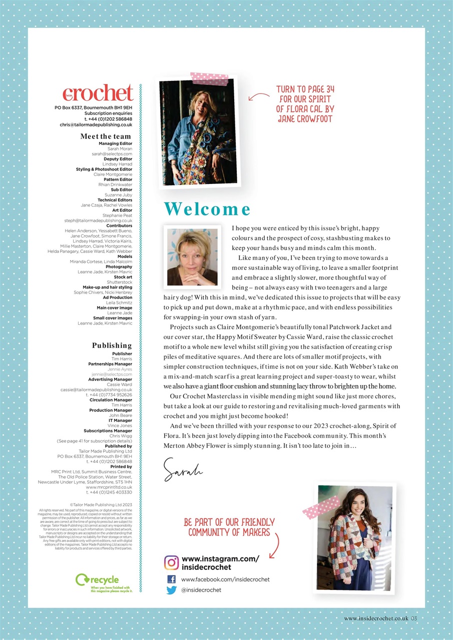 Inside Crochet Preview Pages