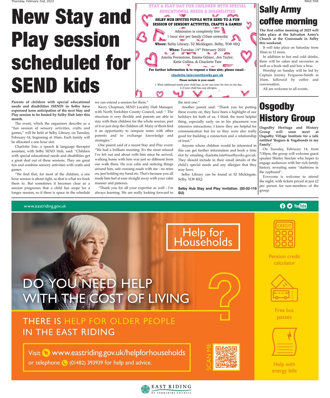 Selby Times Preview Pages