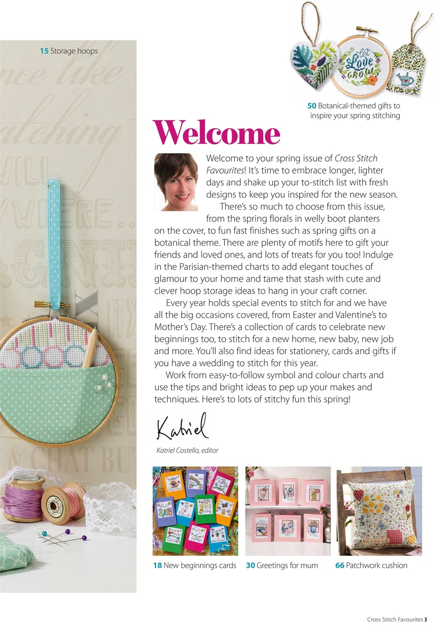 Cross Stitch Favourites Preview Pages