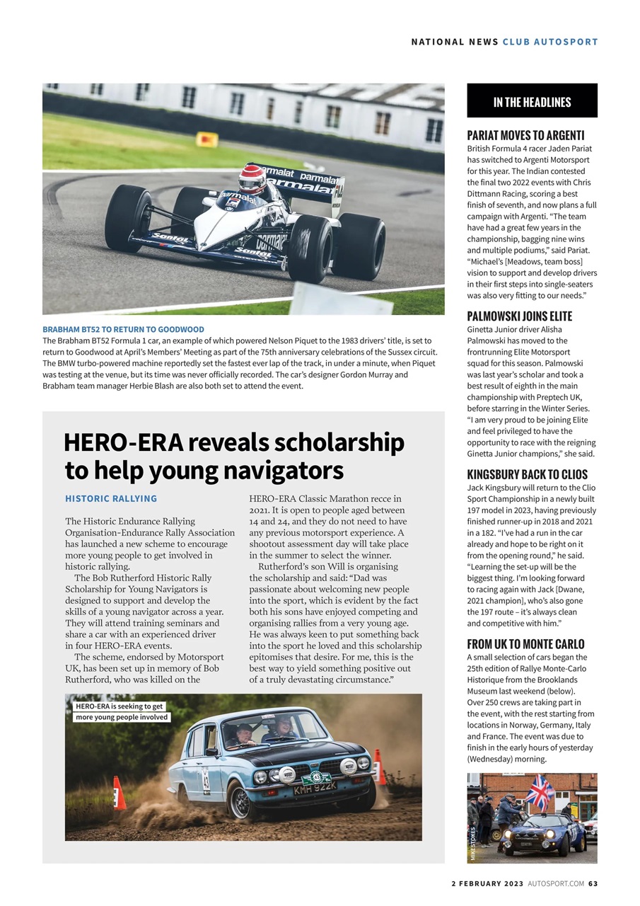 Autosport Preview Pages