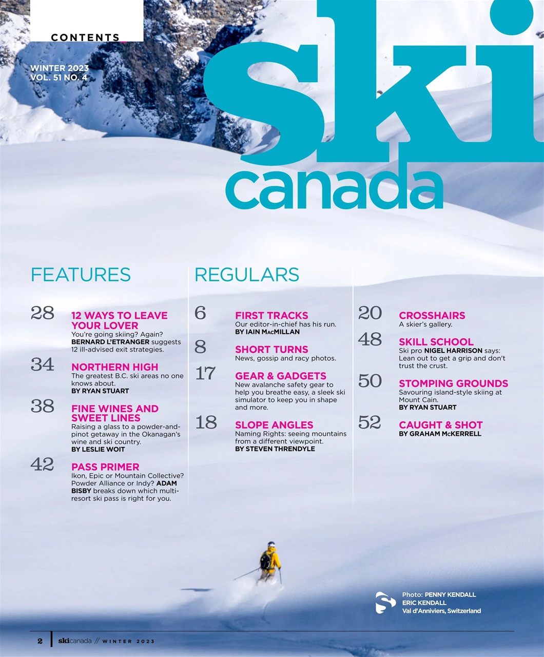 Ski Canada Preview Pages
