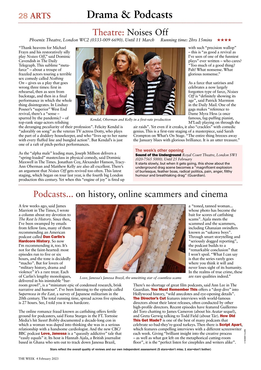 The Week Preview Pages
