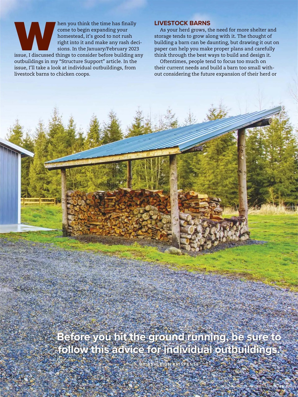Hobby Farms Magazine Preview Pages