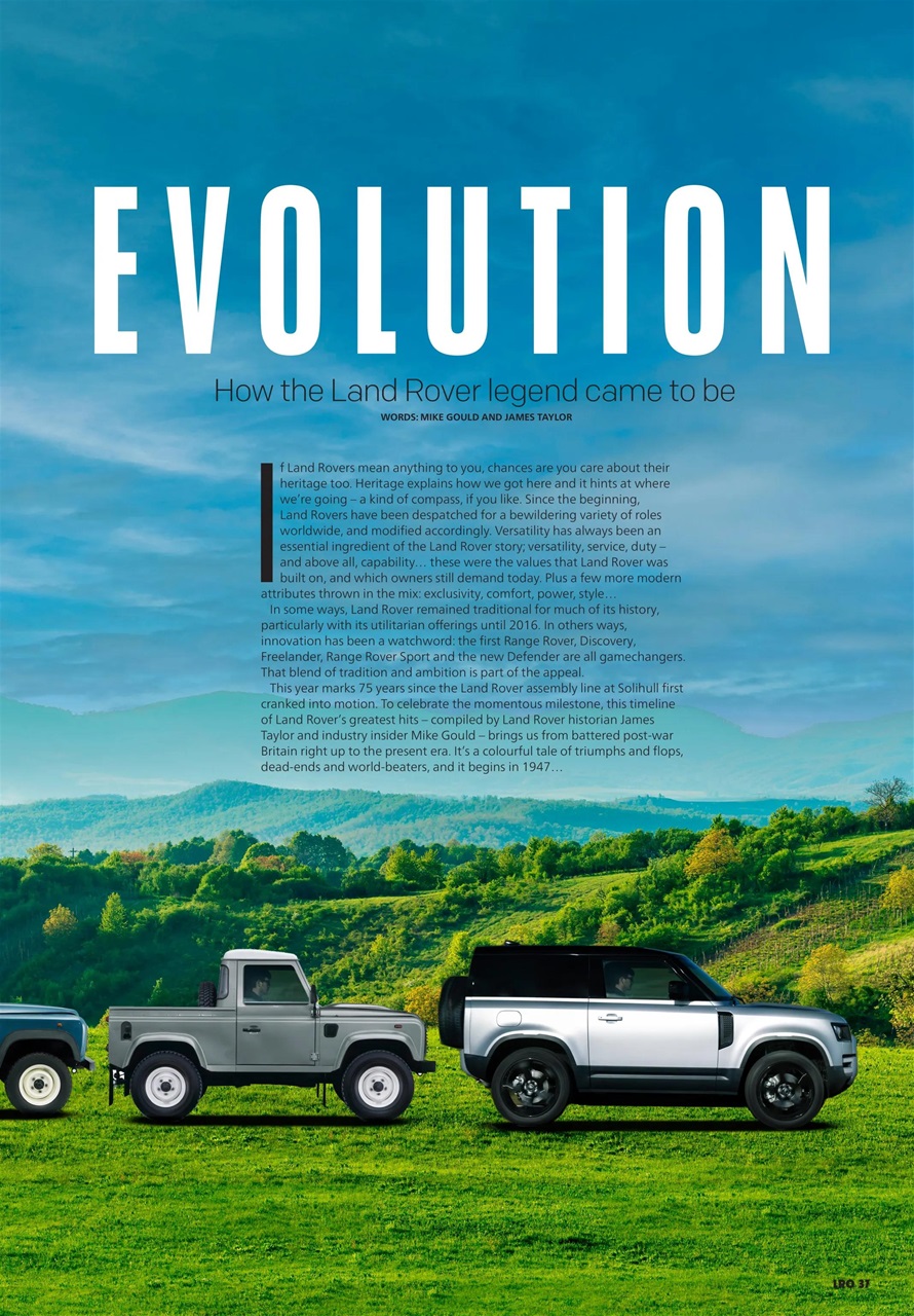 Land Rover Owner Preview Pages