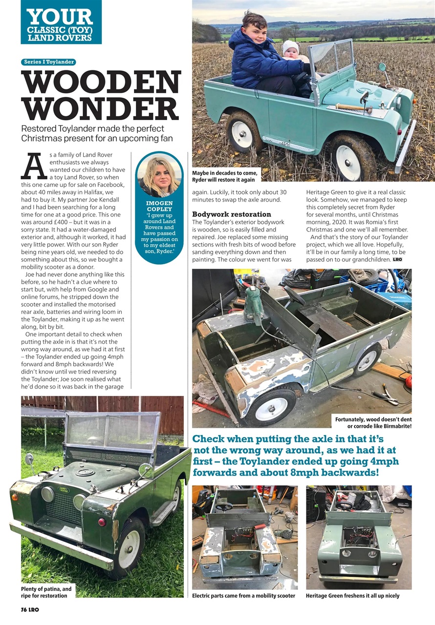 Land Rover Owner Preview Pages