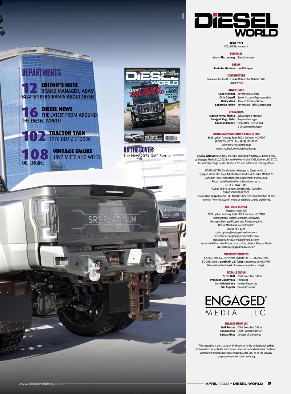 Diesel World Preview Pages