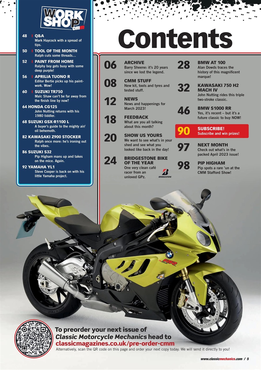Classic Motorcycle Mechanics Preview Pages