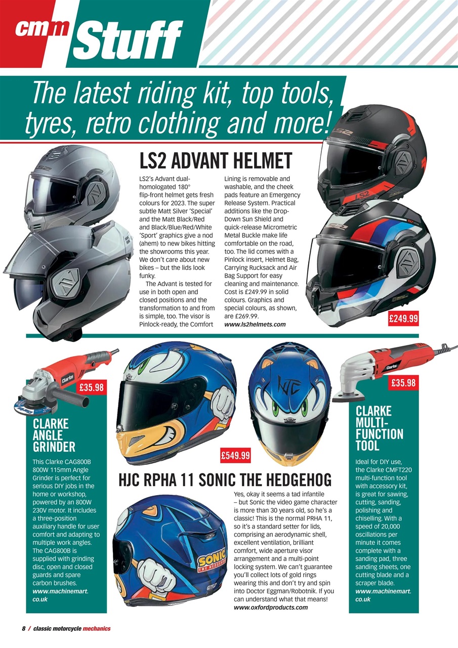 Classic Motorcycle Mechanics Preview Pages