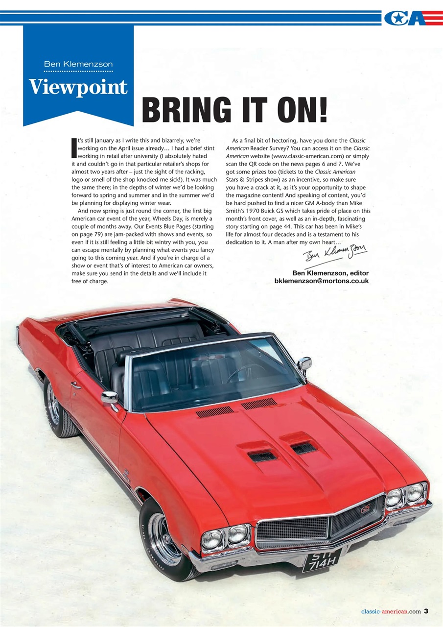 Classic American Magazine Preview Pages